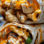 1 Cheesy Garlic Chicken Wraps