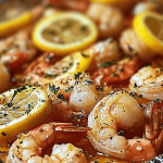 10 Lemon Butter Baked Shrimp