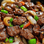 15 Sizzling Chinese Pepper Steak with Onions