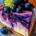 32 Blueberry Lime Swirl Cheesecake A Tangy, Creamy Delight