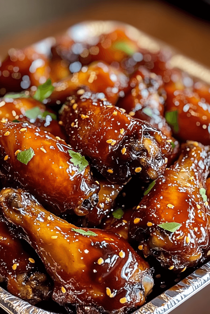 38 Glazed Coca-Cola Infused Wings with a Sweet Kick