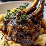 4 Lamb Shank with Creamy Mashed Potatoes