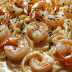 42 Shrimp and Lump Crab in a Creamy Homemade Cajun Alfredo Sauce