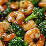 43 Shrimp and Broccoli Stir Fry in Garlic Sauce