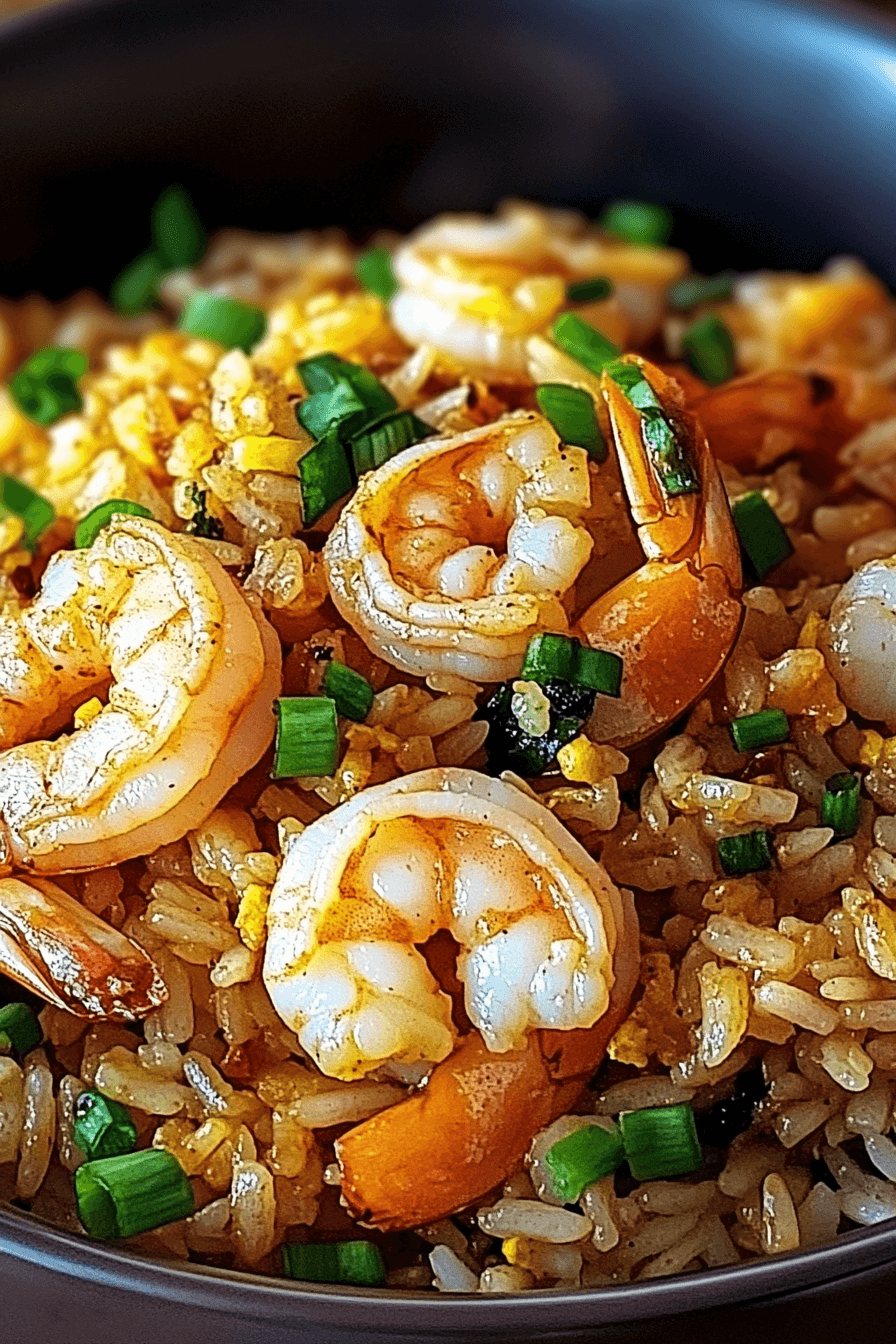 54 Spicy Shrimp Symphony Fried Rice