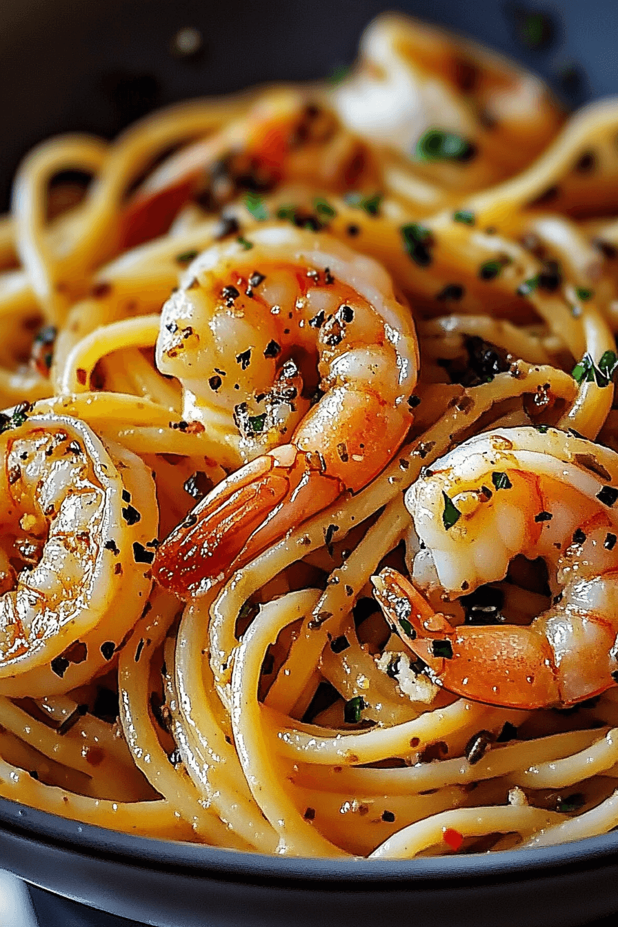 57 Garlic Shrimp Pasta