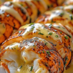 6 Creamy Garlic Butter Lobster Tails