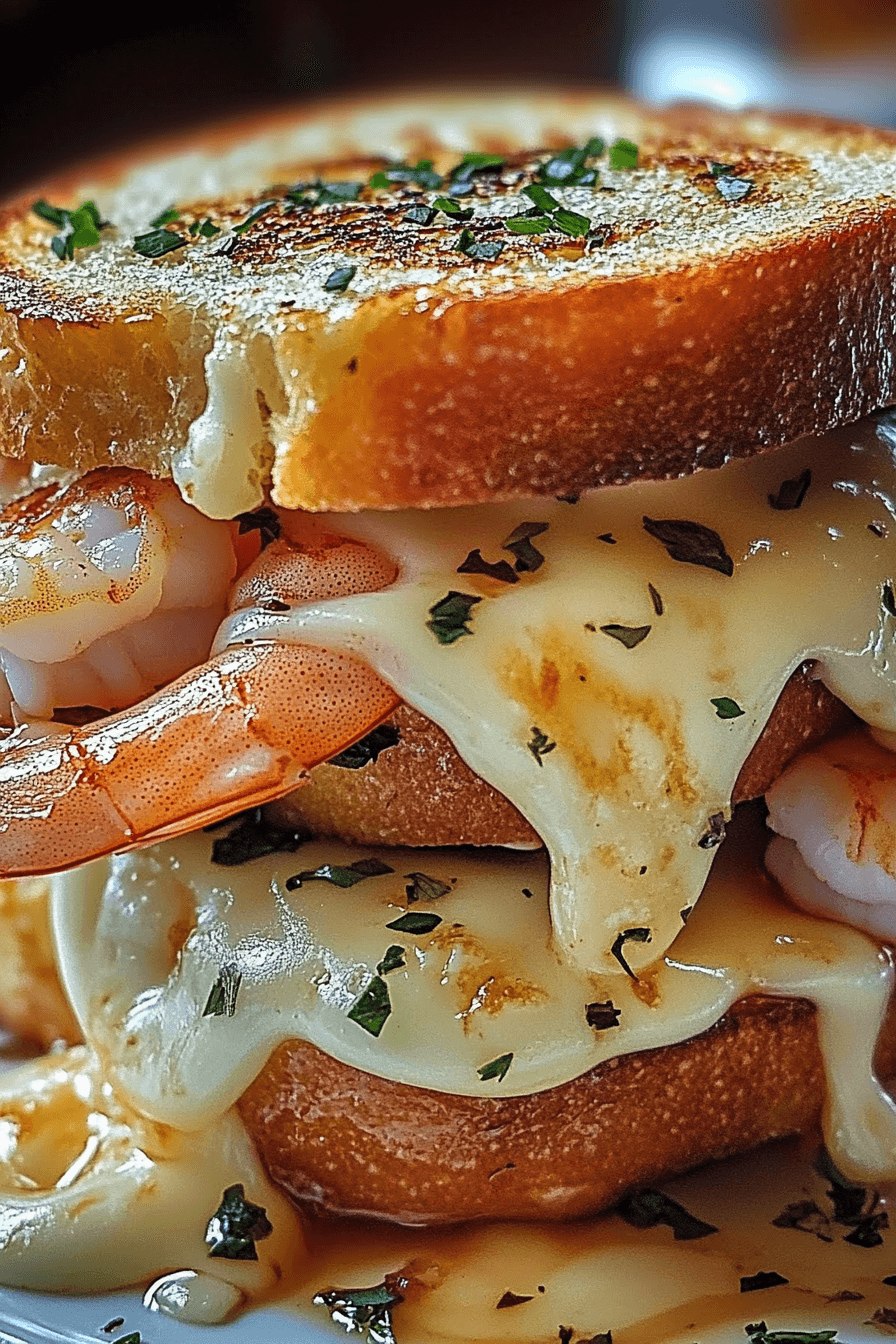 71 Ultimate Cheesy Garlic Bread Shrimp Grilled Cheese