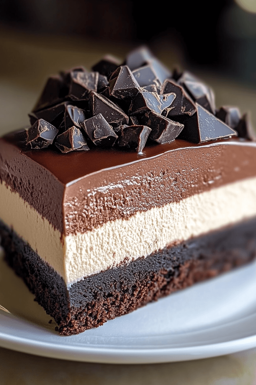 74 Triple Chocolate Mousse Torte