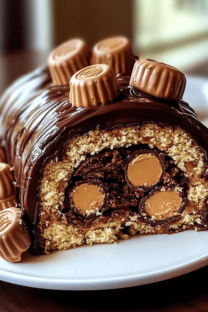 78 Reese's Peanut Butter Cup Roll Cake