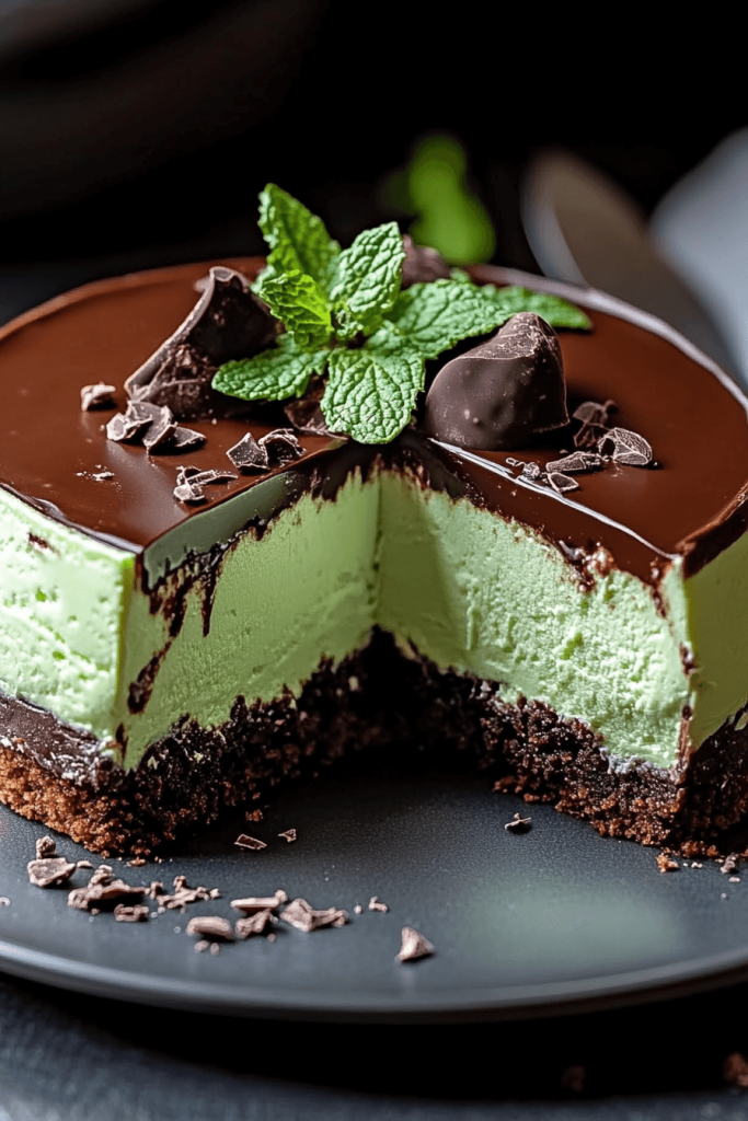 80 Mint Chocolate Cheesecake