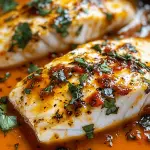 107 Tilapia in Roasted Pepper Sauce