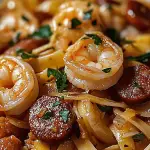 116 Cajun Shrimp Pasta with Andouille Sausage