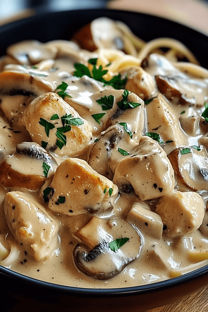 80 Chicken Mushroom Stroganoff