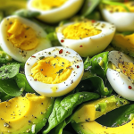 85 Avocado and Spinach Egg Salad A Nutritious and Creamy Delight