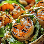 96 Grilled Shrimp Caesar Wraps